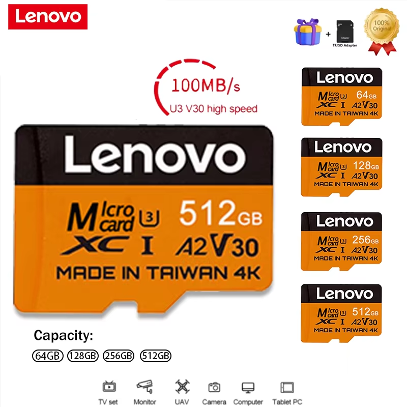 Gaming Console In Phone - Cartes SD Lenovo Secure 512 Go,