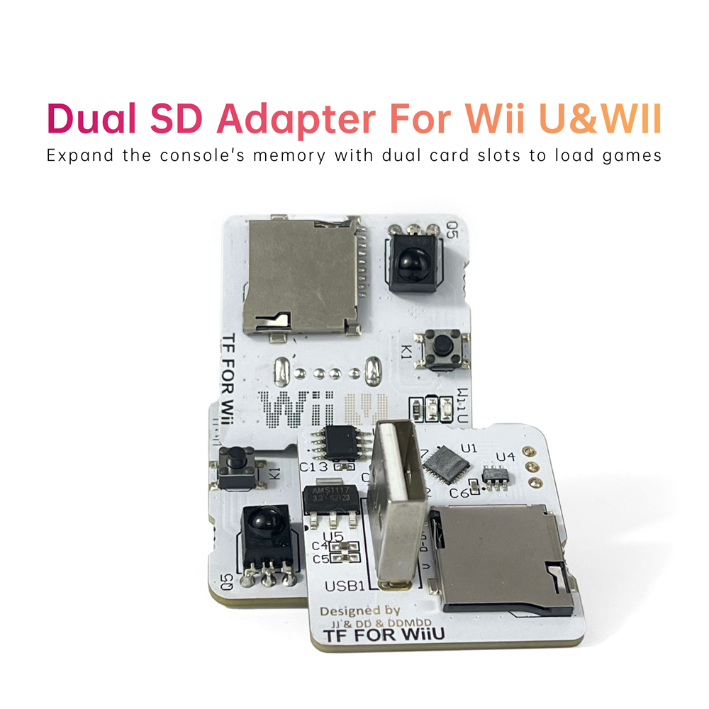 Gaming Console Usb - Adaptateur double emplacement pour carte SD,