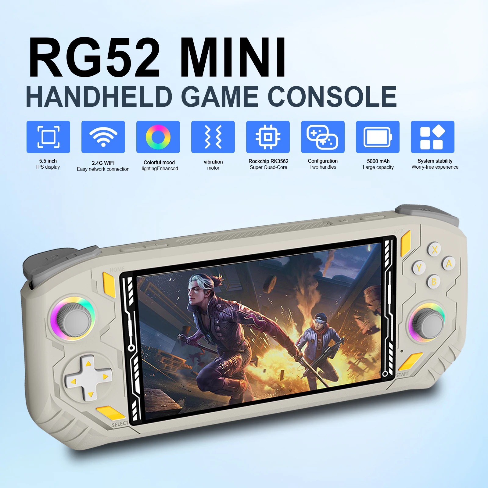 Gaming Console G90 - RG52 MINI Console de jeu portable