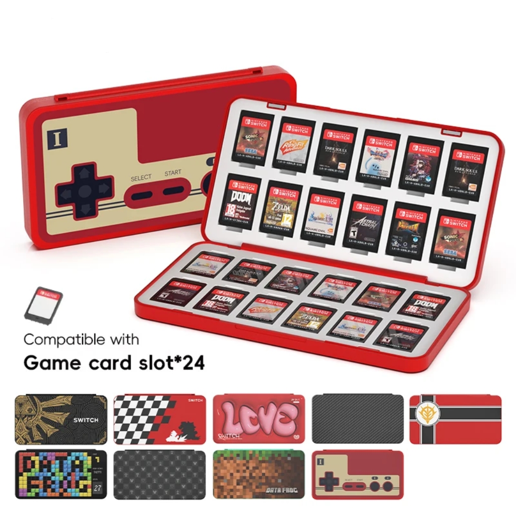 Nintendo Console Switch Lite - Étui pour cartes de jeu 24