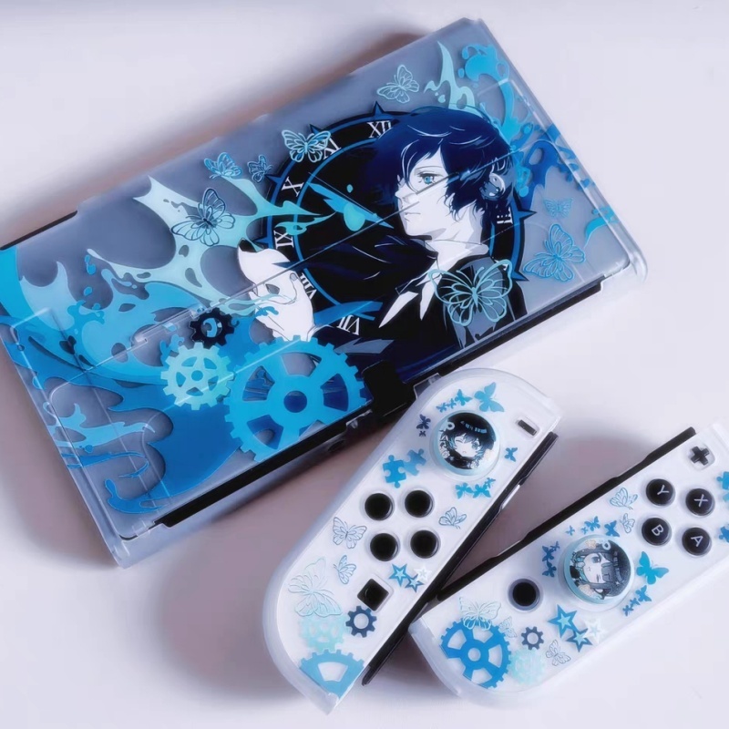 Nintendo Console Switch Lite - Étui semi-transparent tendance Persona 3 Makoto