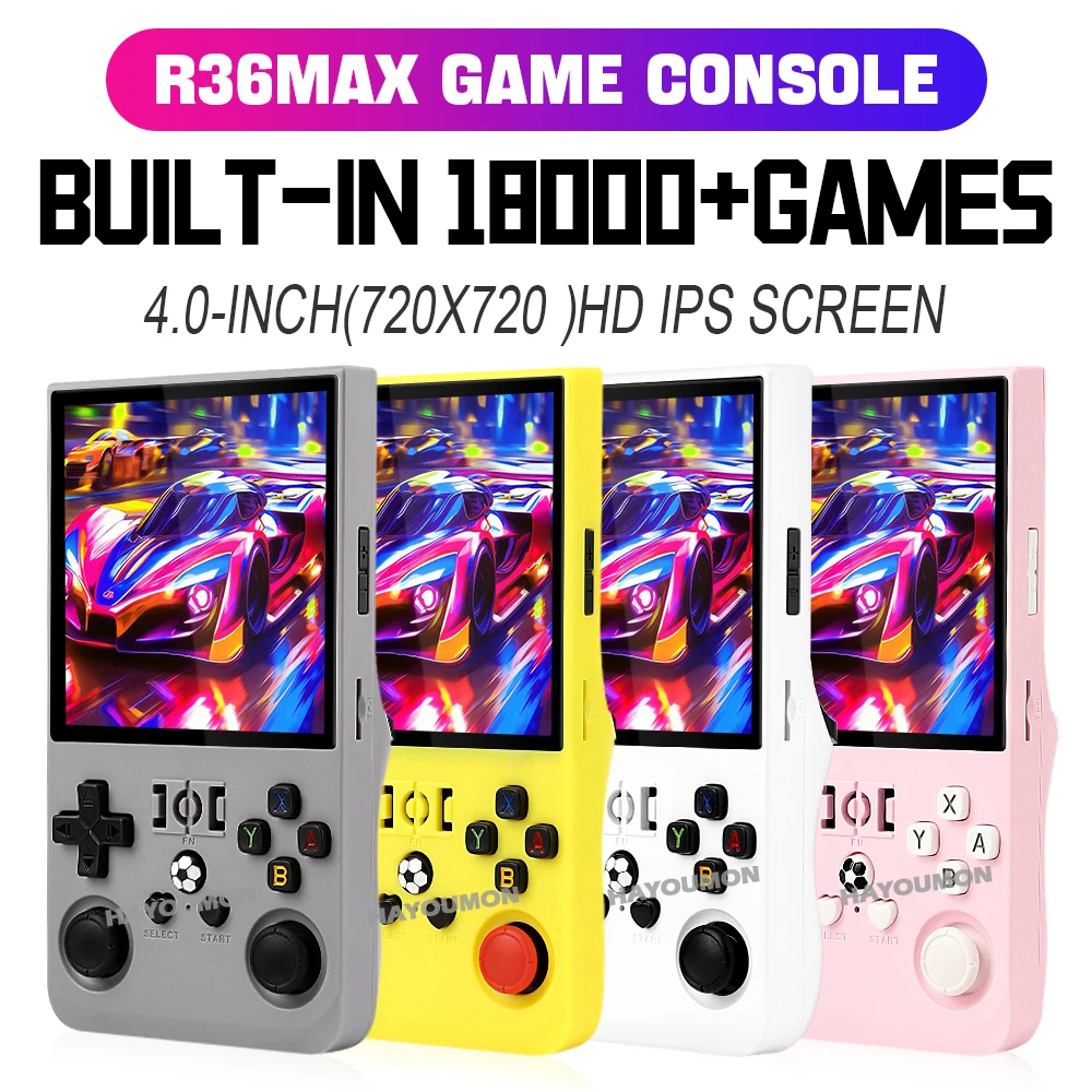 Gaming Console R36 Max - Lecteur de jeu portable R36 Max