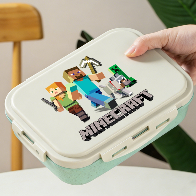 Gaming Console For Minecraft - Boîte à bento Minecraft, contenants alimentaires