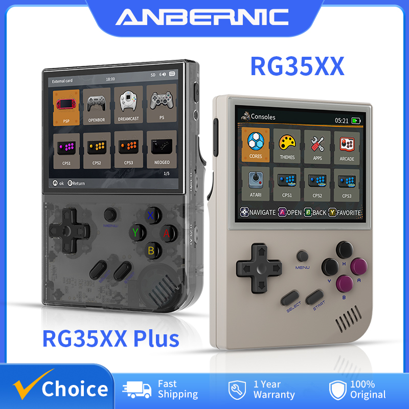 Gaming Console For Sale - ANBERAlfred-Console de jeu rétro RG35XX Plus/RG35XX,