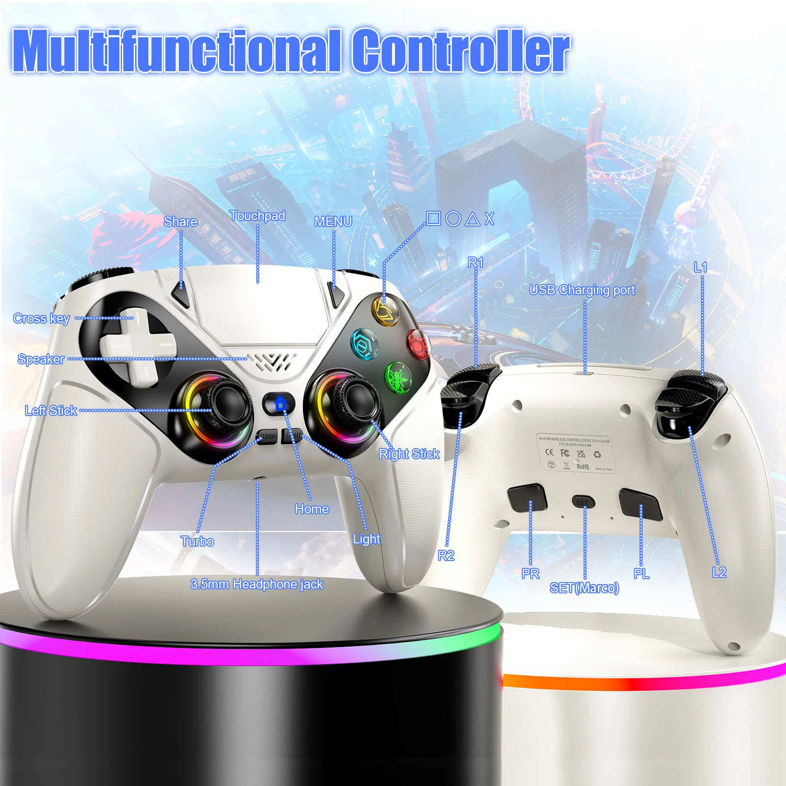 Manette sans fil pour Playstat - Gaming Console And Controller avis et prix