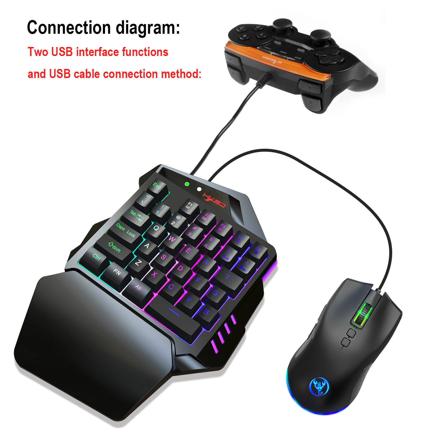 Kit clavier gamer, accessoires - Gaming Console Keyboard avis et prix