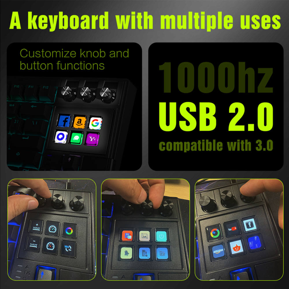 Clavier mécanique de jeu MRSVI - Gaming Console Keyboard avis et prix
