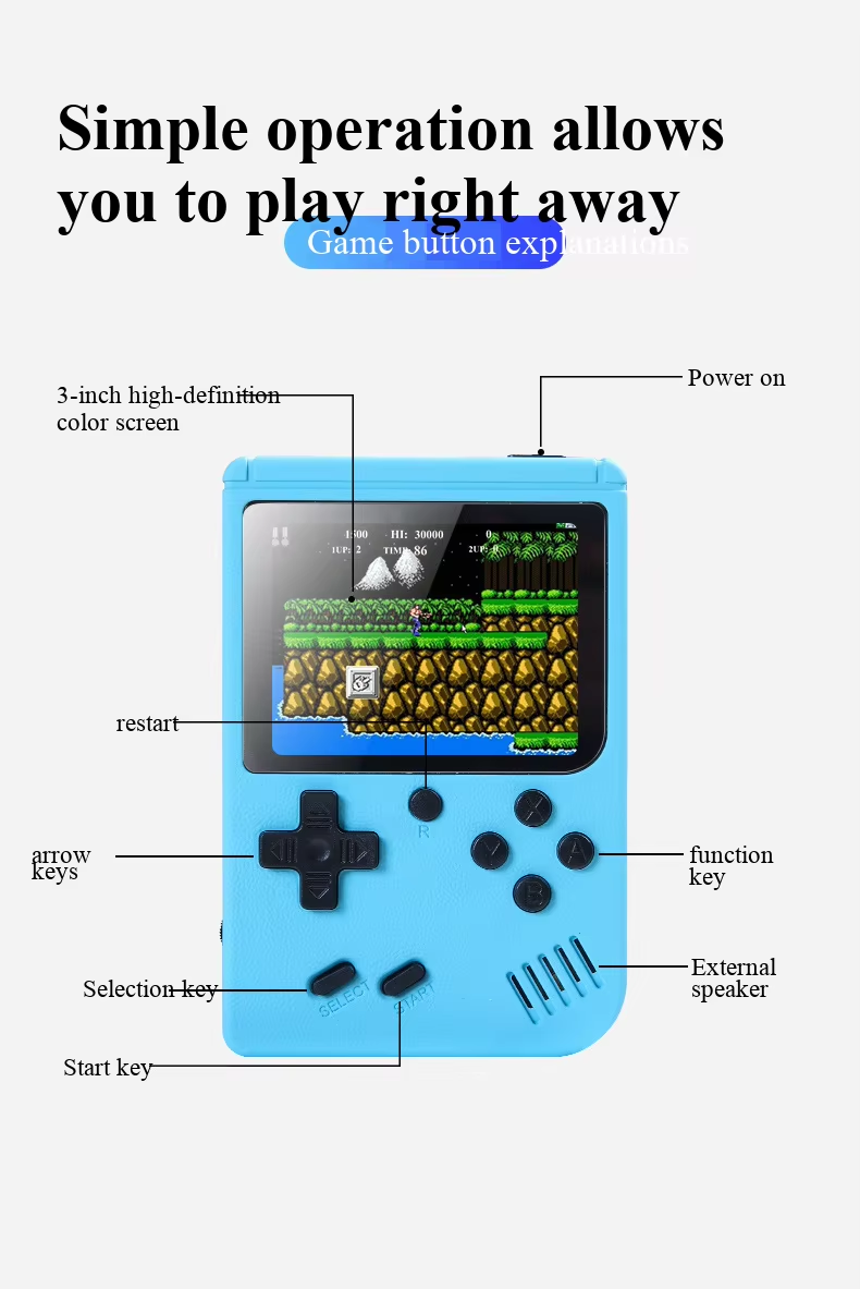 Console de jeux portable rétro - Gaming Console Mario avis et prix