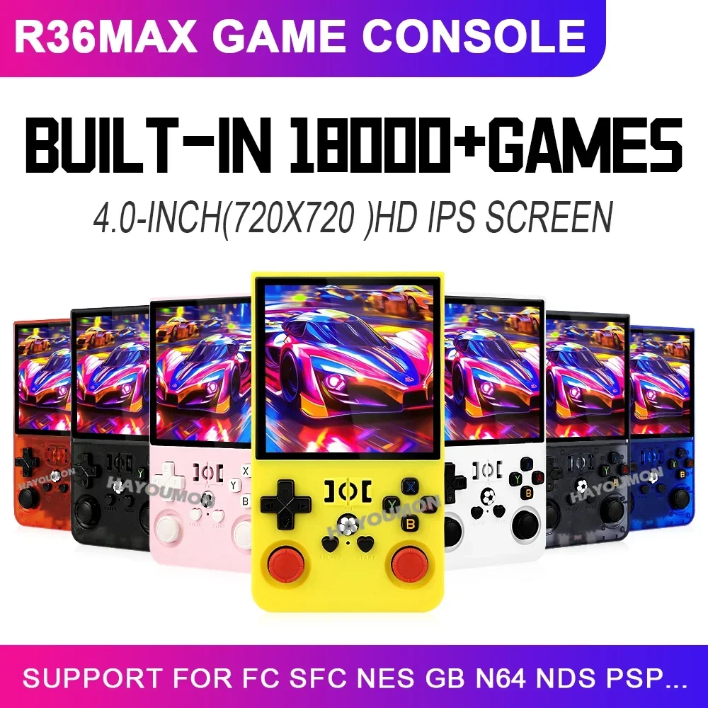 Console de jeu vidéo portable  - Gaming Console R36 Max avis et prix